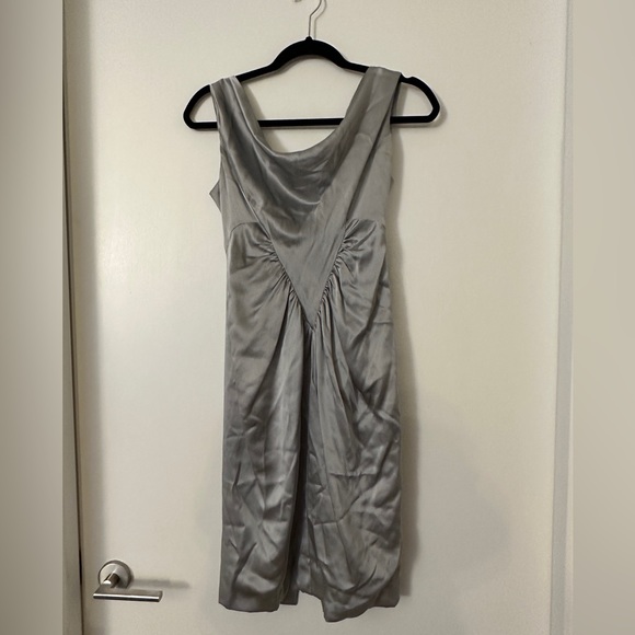 RENE RUIZ custom made silver dress - Picture 1 of 2
